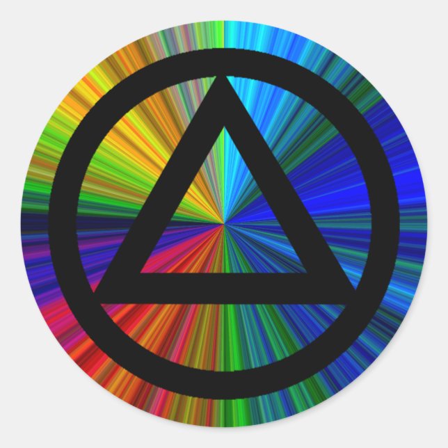 Sticker pour récupération circulaire et triangulai (Devant)