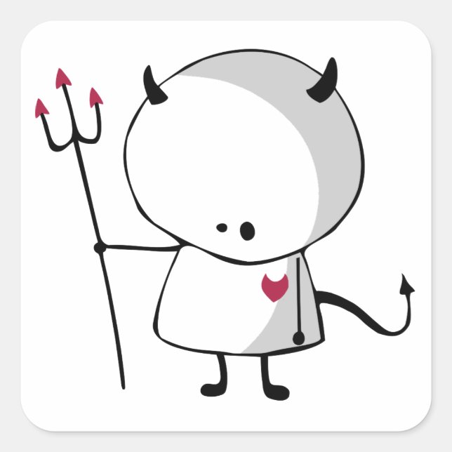 Sticker pour sac de traitement diabolique (Devant)