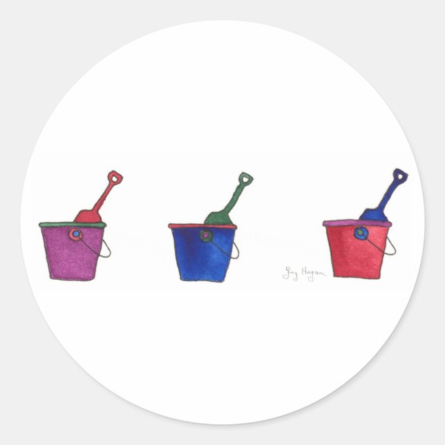 Sticker pour seaux et pelles (Devant)