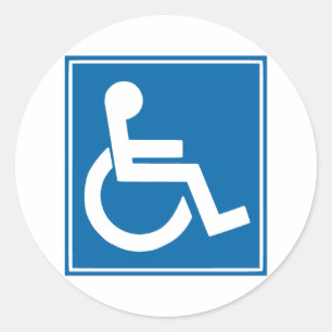 Sticker pour SIGNALÉ Handicap