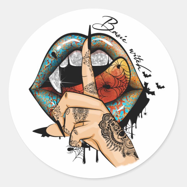 Sticker pour sorcière de base (Devant)