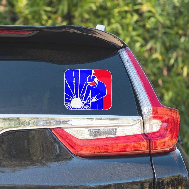 Sticker pour soudeur de ligue majeure - Cadeau idé (Côté voiture)