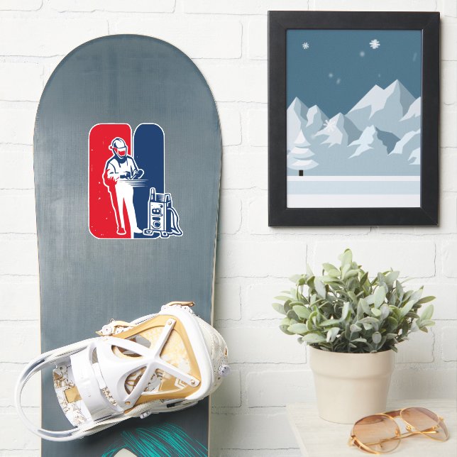 Sticker pour soudeur de Ligue majeure - Tribu de s (Snowboard)