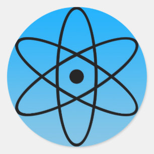 Sticker pour symbole atomique