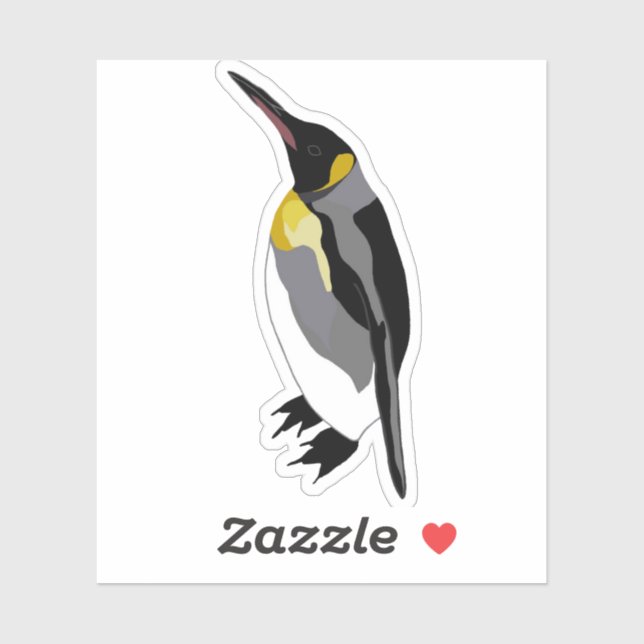 Sticker pour téléphone portable Penguin (Feuille)