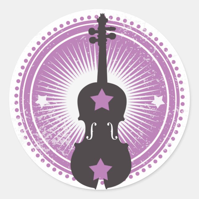 Sticker pour violon (Devant)