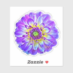 Sticker Pourboire Violet Conseils Dîner Plaque Dahlia Pinn