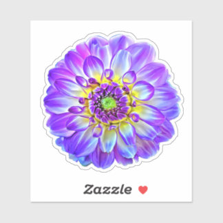 Sticker Pourboire Violet Conseils Dîner Plaque Dahlia Pinn