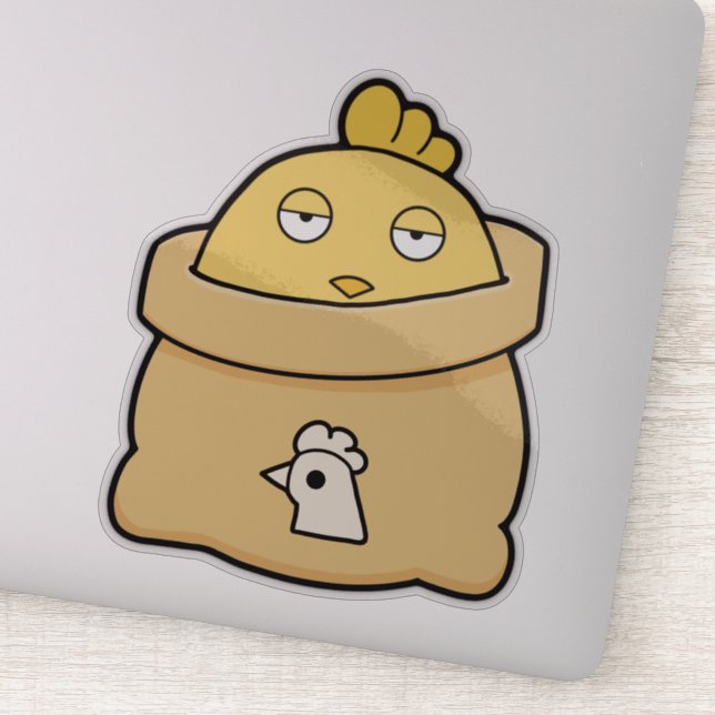 Sticker Poussette, sac complet (Détail)