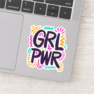 Sticker Pouvoir des filles