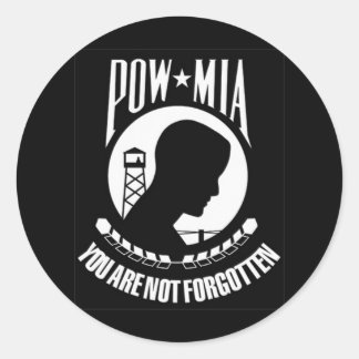 Sticker POW MIA