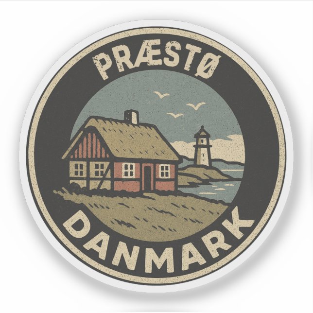Sticker Præstø, Danemark Danmark  (Devant)