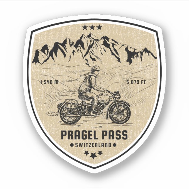 Sticker Pragel Pass VTT suisse (Devant)