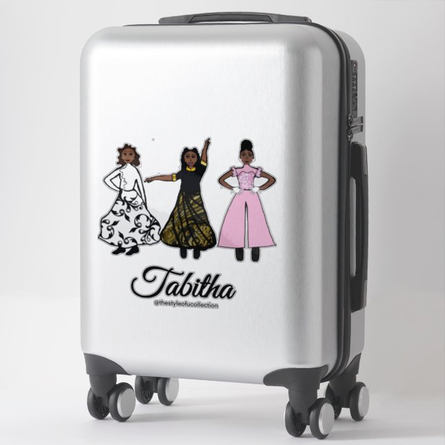 Sticker Praise Dancer Trio #1 (Sur valise)