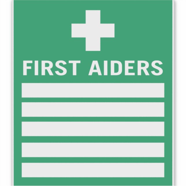 Sticker Premier Aider (Devant)