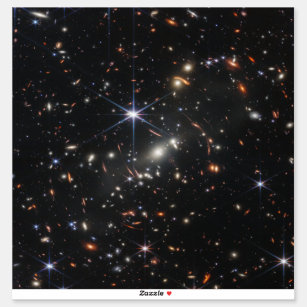 Sticker Premier champ profond de l'univers de James webb