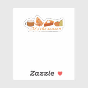 Sticker Premier Jour De L'Automne Bonjour Automne