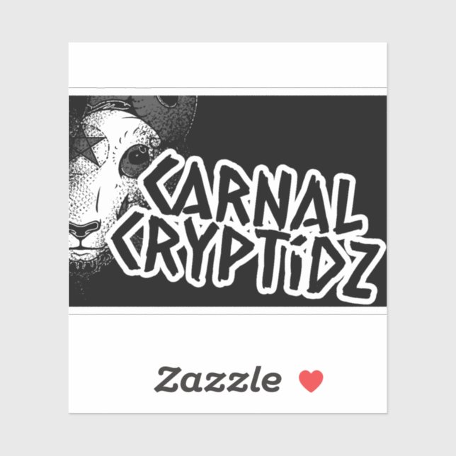 Sticker Premières vues Carnal Cryptidz (Feuille)