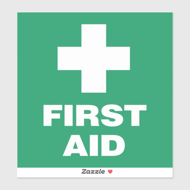 Sticker Premiers secours (Feuille)