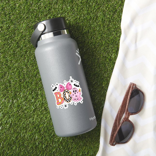 Sticker Preppy Éffrayant Halloween Boo (HydroFlask Insitu)