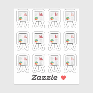 Sticker Présentation Rappel de travail pour les réunions d