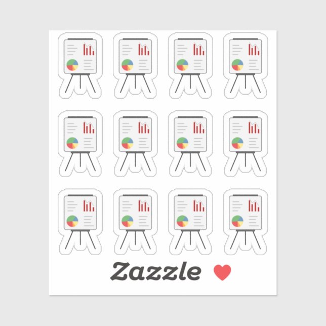 Sticker Présentation Rappel de travail pour les réunions d (Feuille)