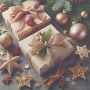 Sticker Présentations et ornements de Noël