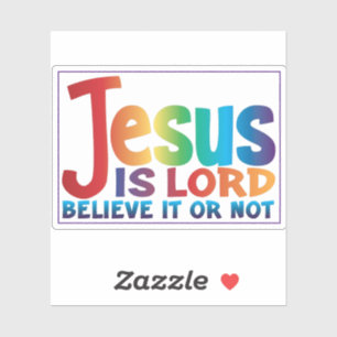 Sticker Présenter la vérité sur Jésus