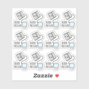 Sticker Pression sanguine Suivi des soins de santé Étiquet