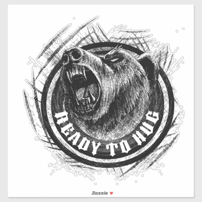 Sticker Prêt pour le HUG (Feuille)