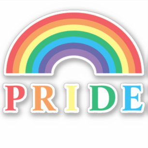 Sticker Pride arc-en-ciel