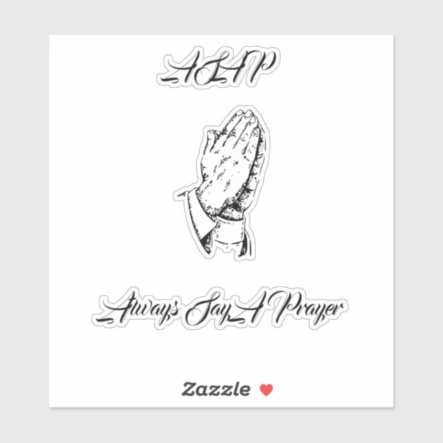 Sticker Priez (Feuille)