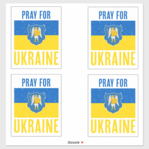 Sticker Priez pour l'Ukraine