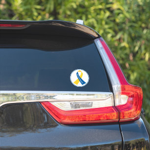 Sticker Priez pour l'Ukraine de soutenir Ribbon Vinyl Car