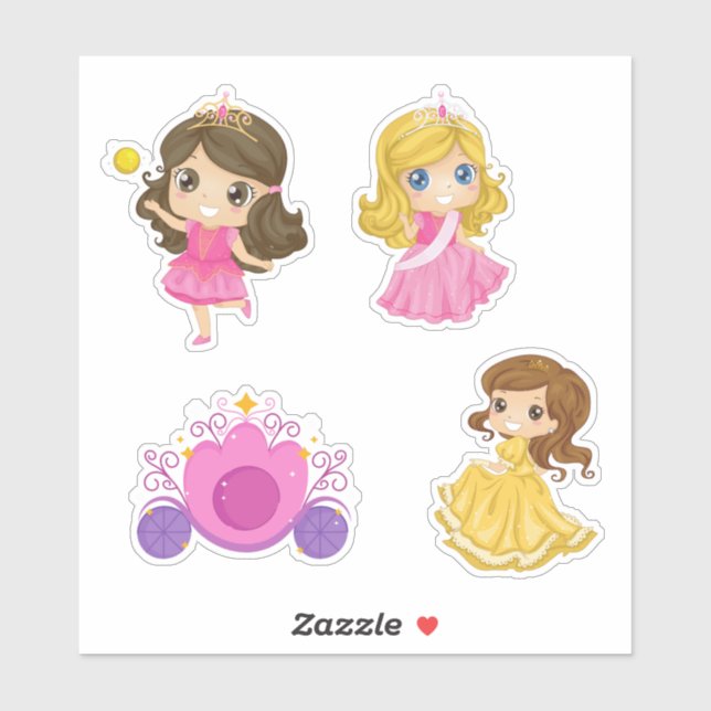 Sticker Princess (Feuille)
