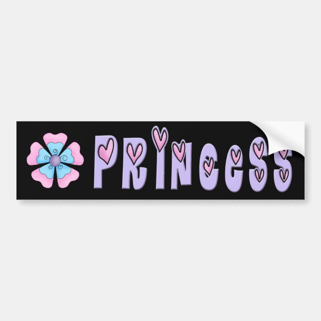 Sticker Princess Bumper (Devant)