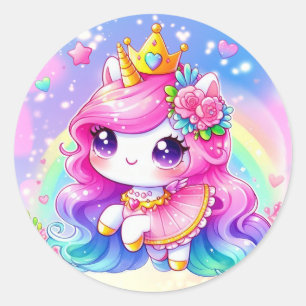 Sticker Princess Unicorn
