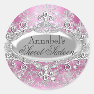 Sticker Princess Winter Wonderland Sweet 16