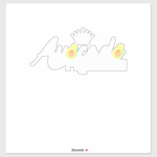 Sticker Princesse Avocado