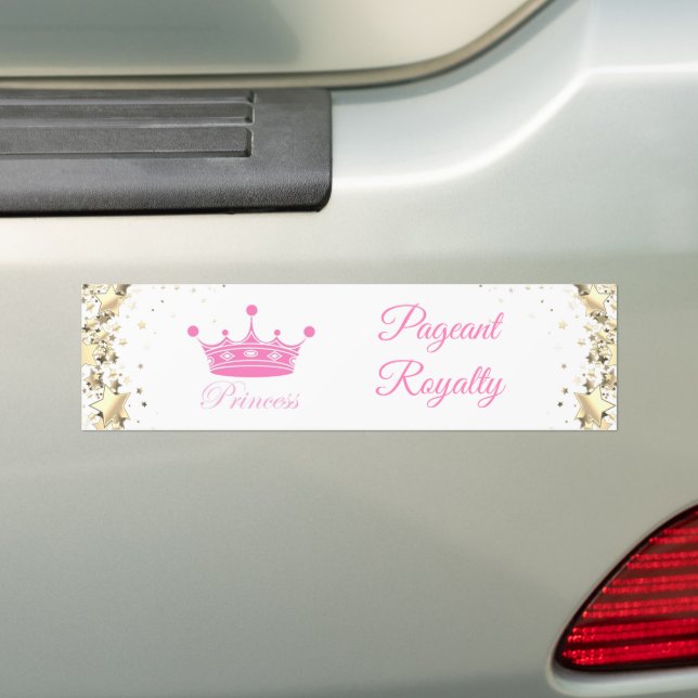 Sticker Princesse Bumper (En voiture)