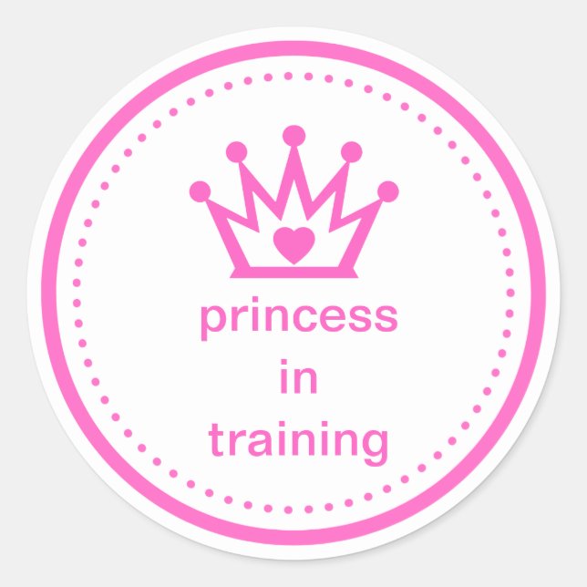 STICKER Princesse en formation (Devant)
