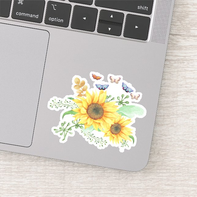 Sticker printemps de tournesol (Détail)