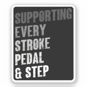 Sticker Prise en charge de chaque pédale et étape d'AVC -