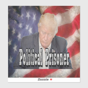 Sticker Prisonnier politique de Trump