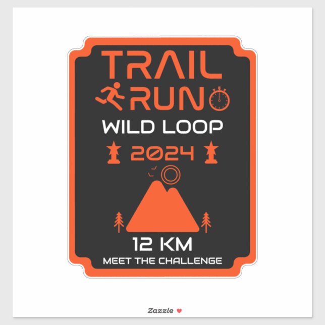 Sticker Prix de la course de piste (Feuille)