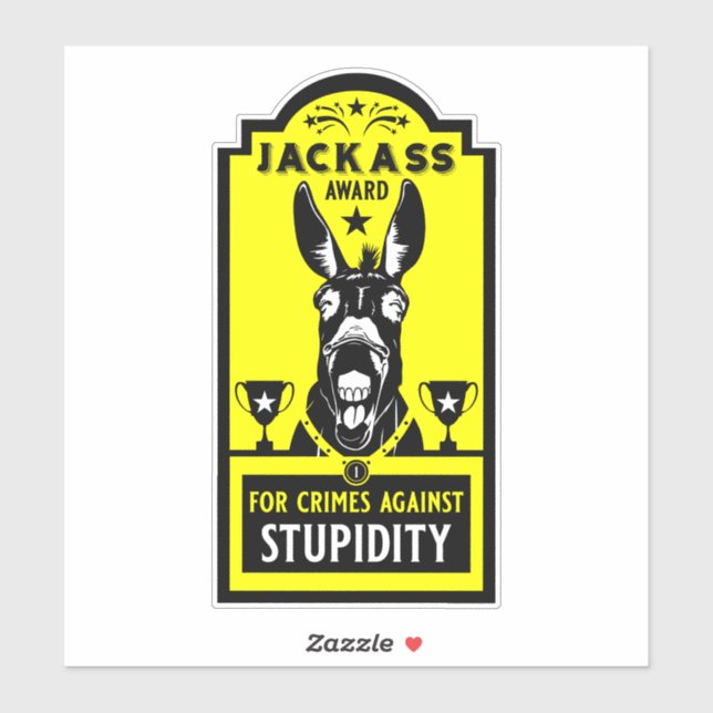 Sticker Prix Jackass (Feuille)