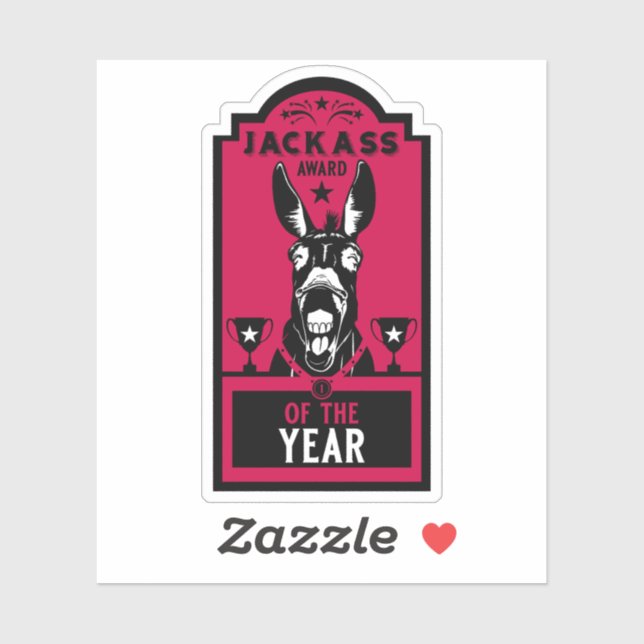 Sticker Prix Jackass (Feuille)