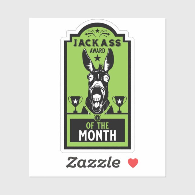 Sticker Prix Jackass (Feuille)