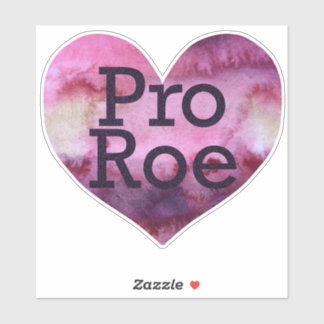 Sticker Pro Roe Purple Aquarelle Coeur