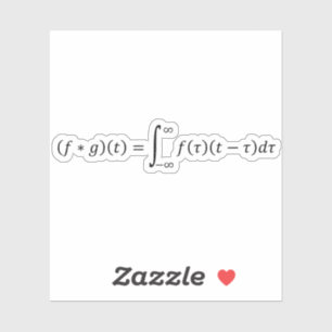 Sticker Produit De Convolution De Deux Fonctions